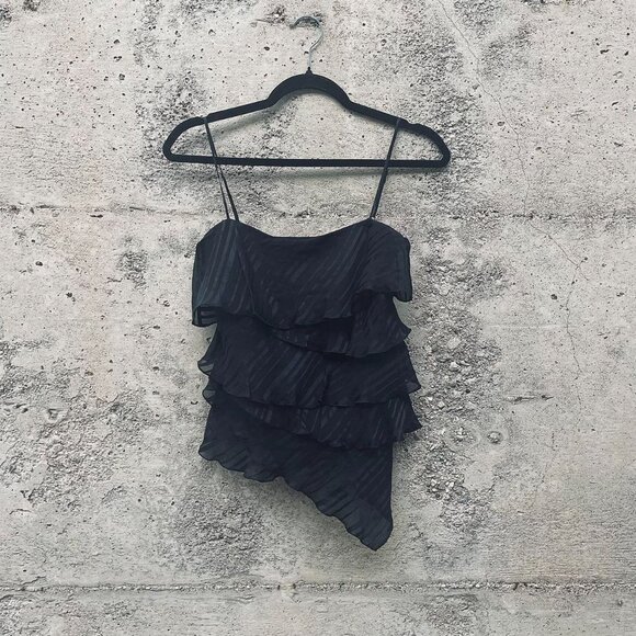 y2k ruffled babydoll tank top - Picture 2 of 8